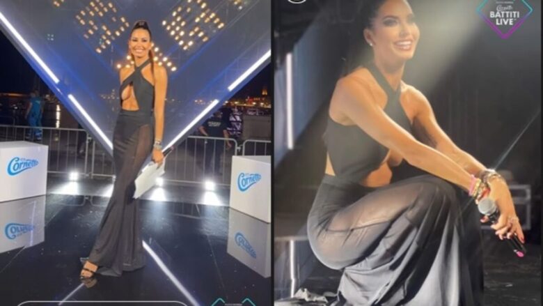 Elisabetta Gregoraci Trasparenze E Cut Audaci Per Battiti Live Il Look Bollente