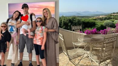 Michelle Hunziker e Aurora Ramazzotti in vacanza in Sardegna con la famiglia al completo!