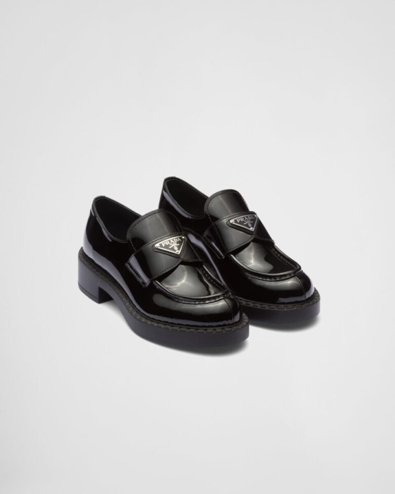 Prada Mocassini vernice preppy