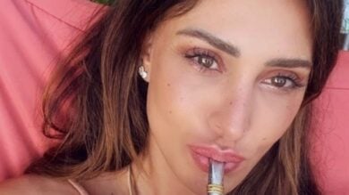 Belen Rodriguez, il Look post allenamento è super Hot! (FOTO)