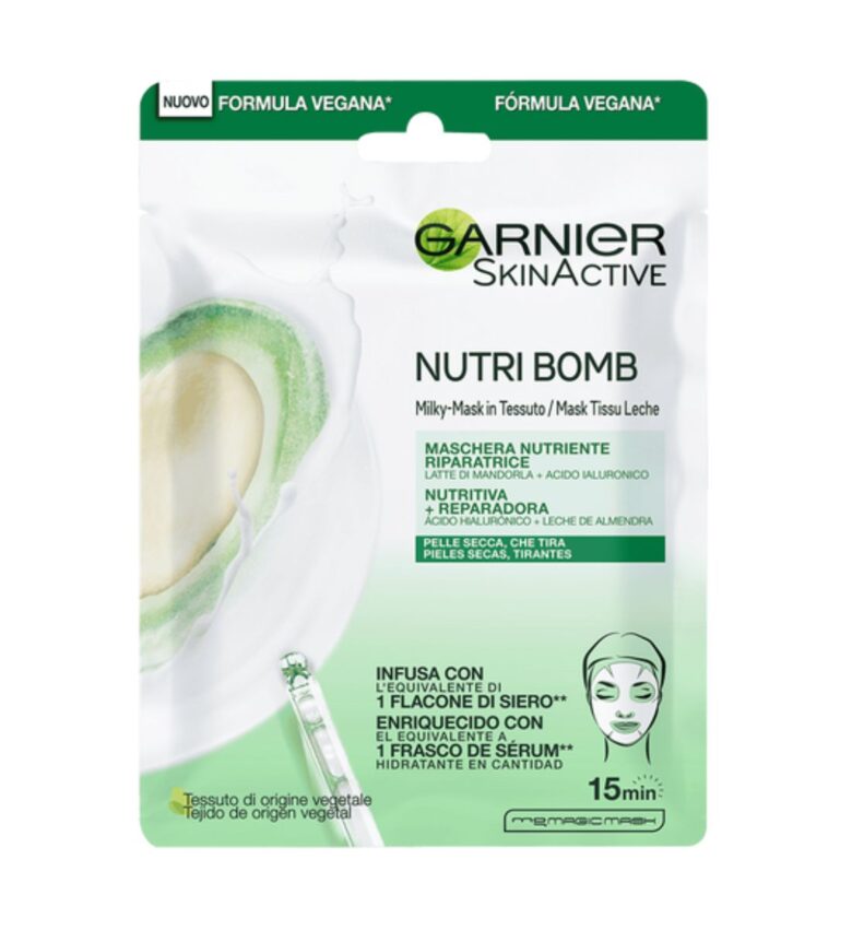 Garnier la Maschera in Tessuto con Latte di Mandorla