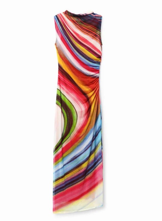 midi dress desigual 