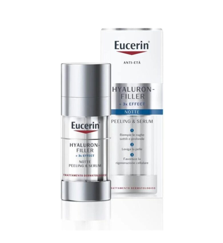 Eucerin Hyaluron Filler Peeling e Serum siero notte