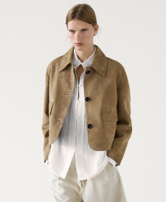 massimo dutti suede jacket