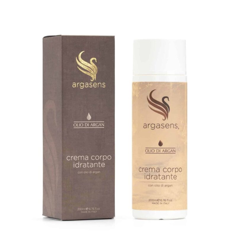 argasens crema corpo idratante olio di argan