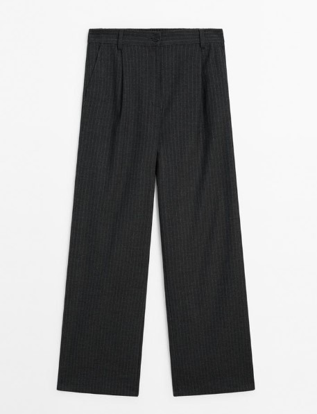 massimo dutti pantaloni grigi