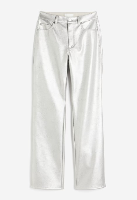 pantaloni similpelle h&m