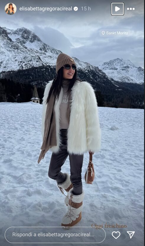 Elisabetta Gregoraci sfoggia il Look perfetto per la montagna: da copiare subito!