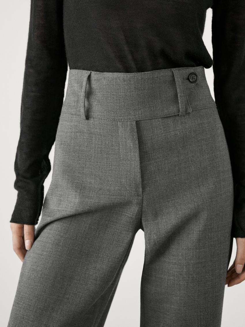 Per look raffinati e di tendenza, scegli questi Pantaloni sartoriali di Massimo Dutti