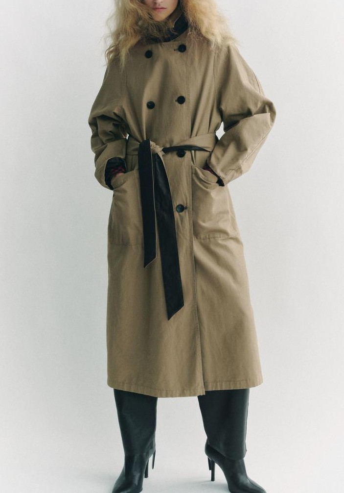 Tutte pazze per il Trench reversibile di Zara, un vero must!